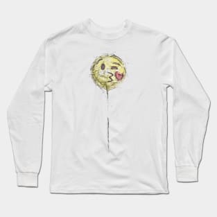 Kissing Emoji Long Sleeve T-Shirt